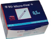 BD MICROFINE Insulin Spritzen 12.7x0.33 100x 0.5ml