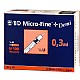 BD MICROFINE Insulin Spritzen 8mm Demi 100x 0.3ml