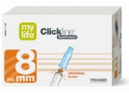 MYLIFE CLICKFINE AutoProtect Pen-Nadel 8mm 100 Stk